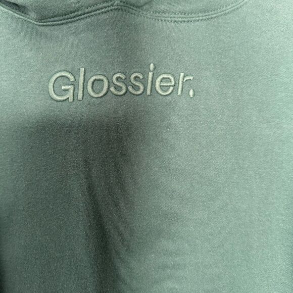 Glossier green/blue hoodie size medium - Picture 2 of 7
